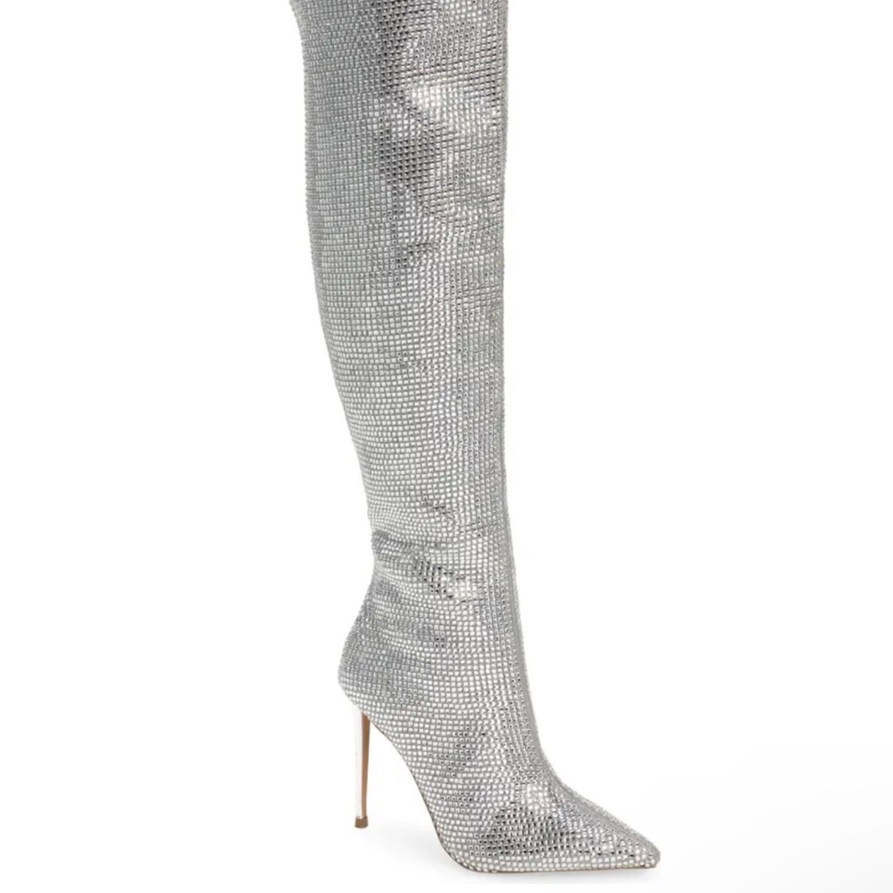 Steve Madden Skyscraper Crystal Over the Knee Boot